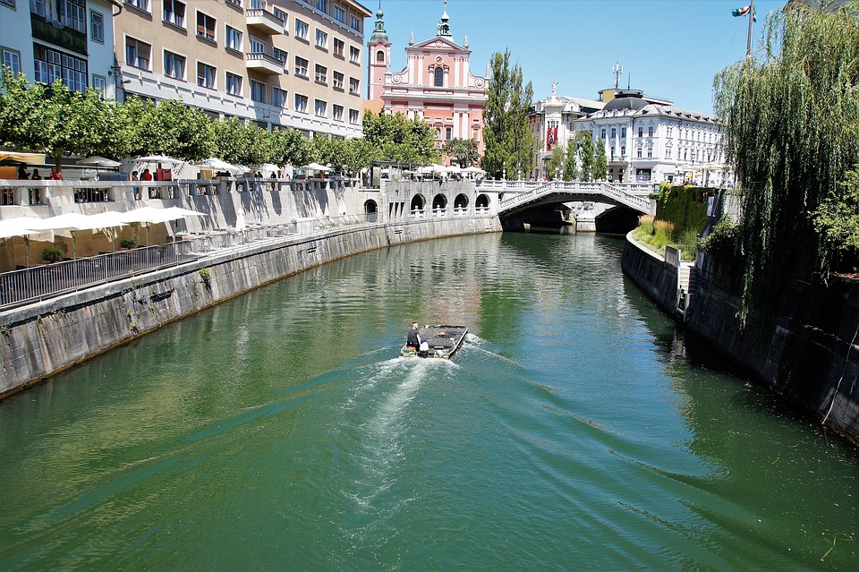 Ljubljana i Zagreb, Slovenija i Hrvatska - 