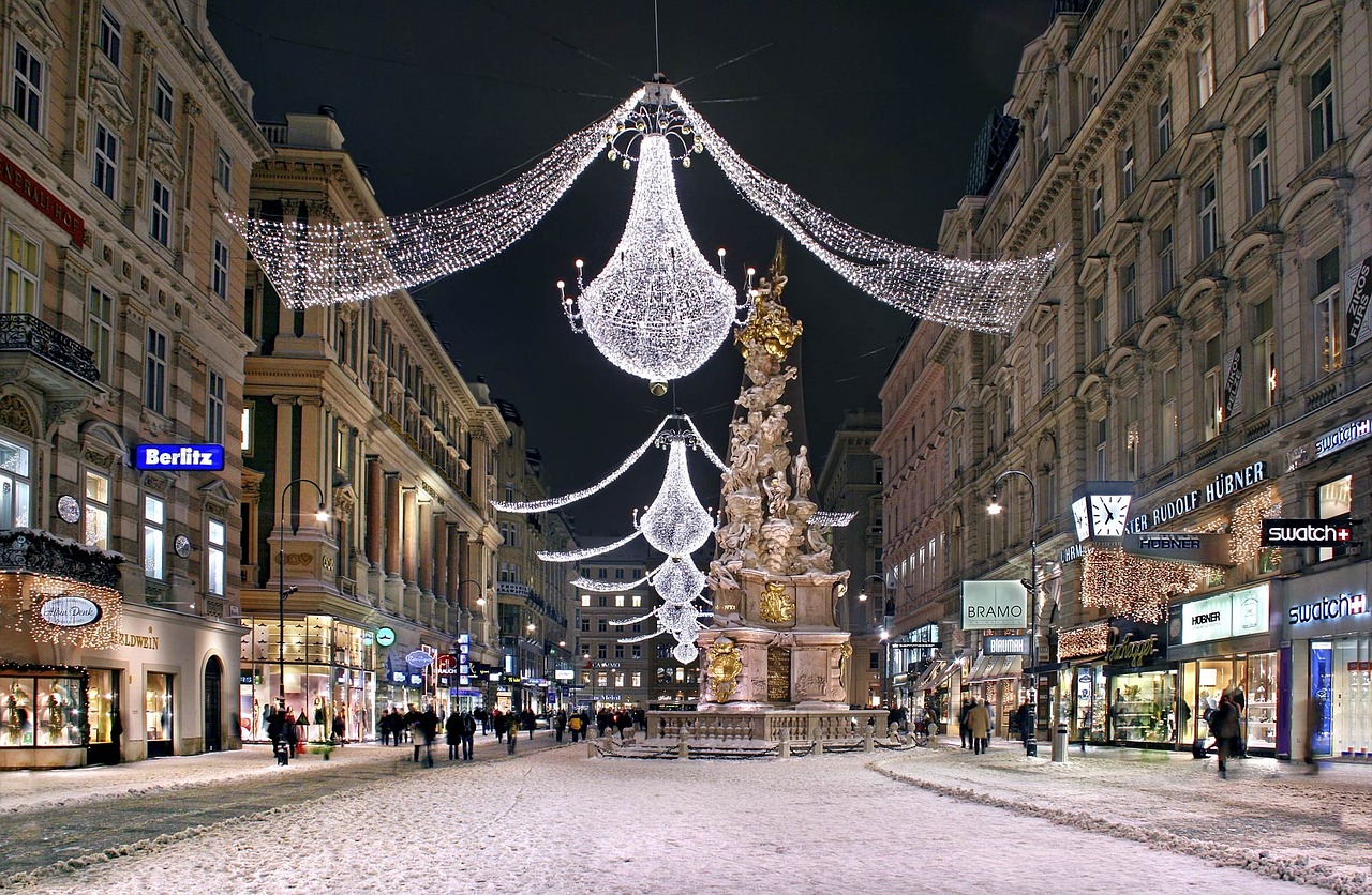 Beč, Austrija - Božićni vašar - 16.12.2023.